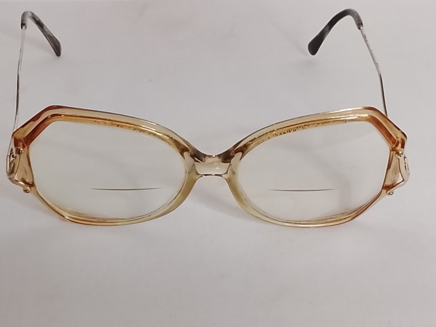 Autenticas gafas vintage. Overzised Años 70s, Dama, Beige M-NL - Image 6