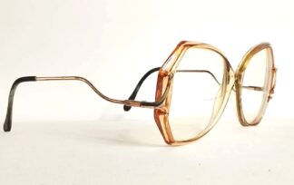 Autenticas gafas vintage. Overzised Años 70s, Dama, Beige M-NL