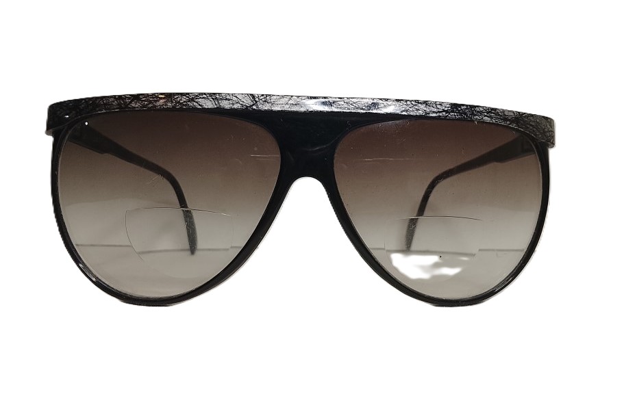 Genuinas gafas retro. Años 90s Personal Optics, Negras, Caballero.