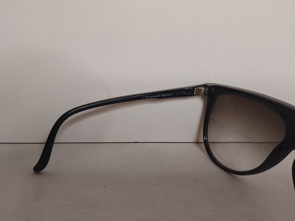 Genuinas gafas retro. Años 90s Personal Optics, Negras, Caballero. - Image 8
