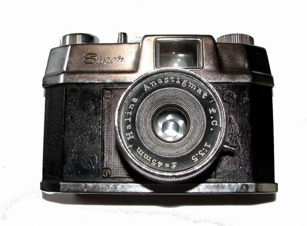 Cámara fotográfica antigua. Halina 35x Super 1963 Anastigmat - Image 9