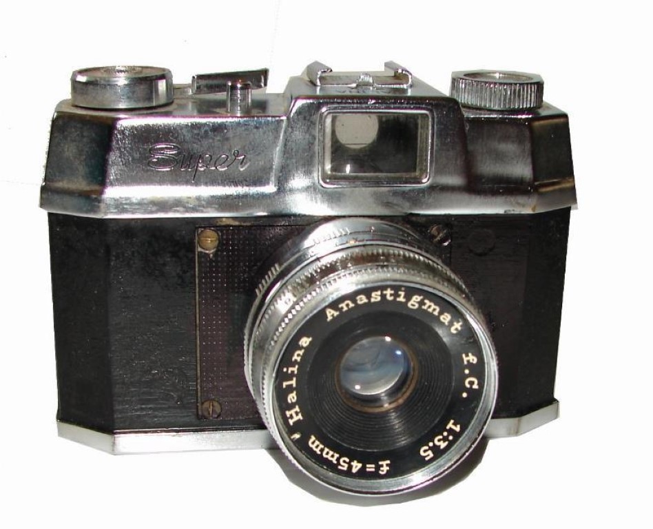 Cámara fotográfica antigua. Halina 35x Super 1963 Anastigmat - Image 7