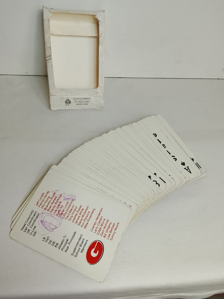 Cartas de Póker Campeonato. Gainesville Leopards Football 2003 Darcel McBath y otros - Image 3