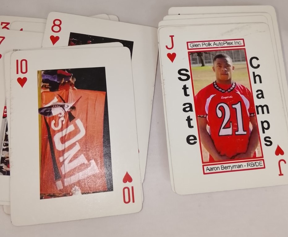 Cartas de Póker Campeonato. Gainesville Leopards Football 2003 Darcel McBath y otros - Image 9