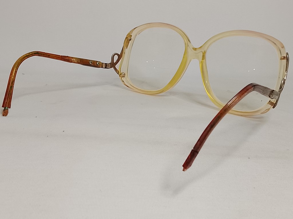 Genuinos lentes retro. Cheryl AV Dama, Beige, Años 60s - Image 5