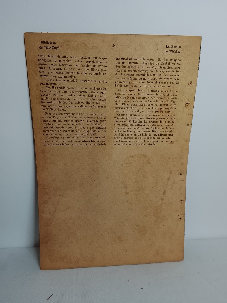 La botella de Whisky, Rene Bizet. 1921. Edicion raro - Image 4
