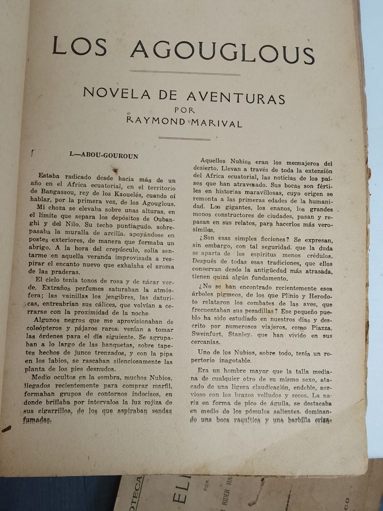 Los Agouglous, Ryamond Marival 1922. Super raro 10+ - Image 3