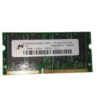 Memoria SODIMM PC133 128mb PARA LAPTOP / MT8LSDT1664HG-133F3 OLDWARE