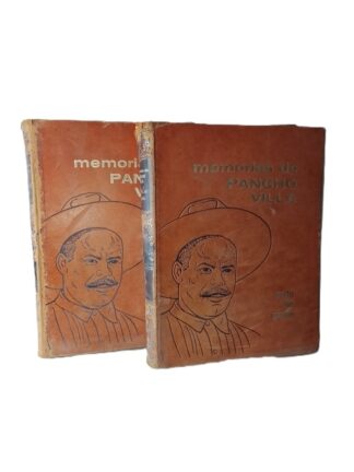Memorias de Pancho Villa, Martin Luis Guzman, Edicion en Piel, 1968, Himx