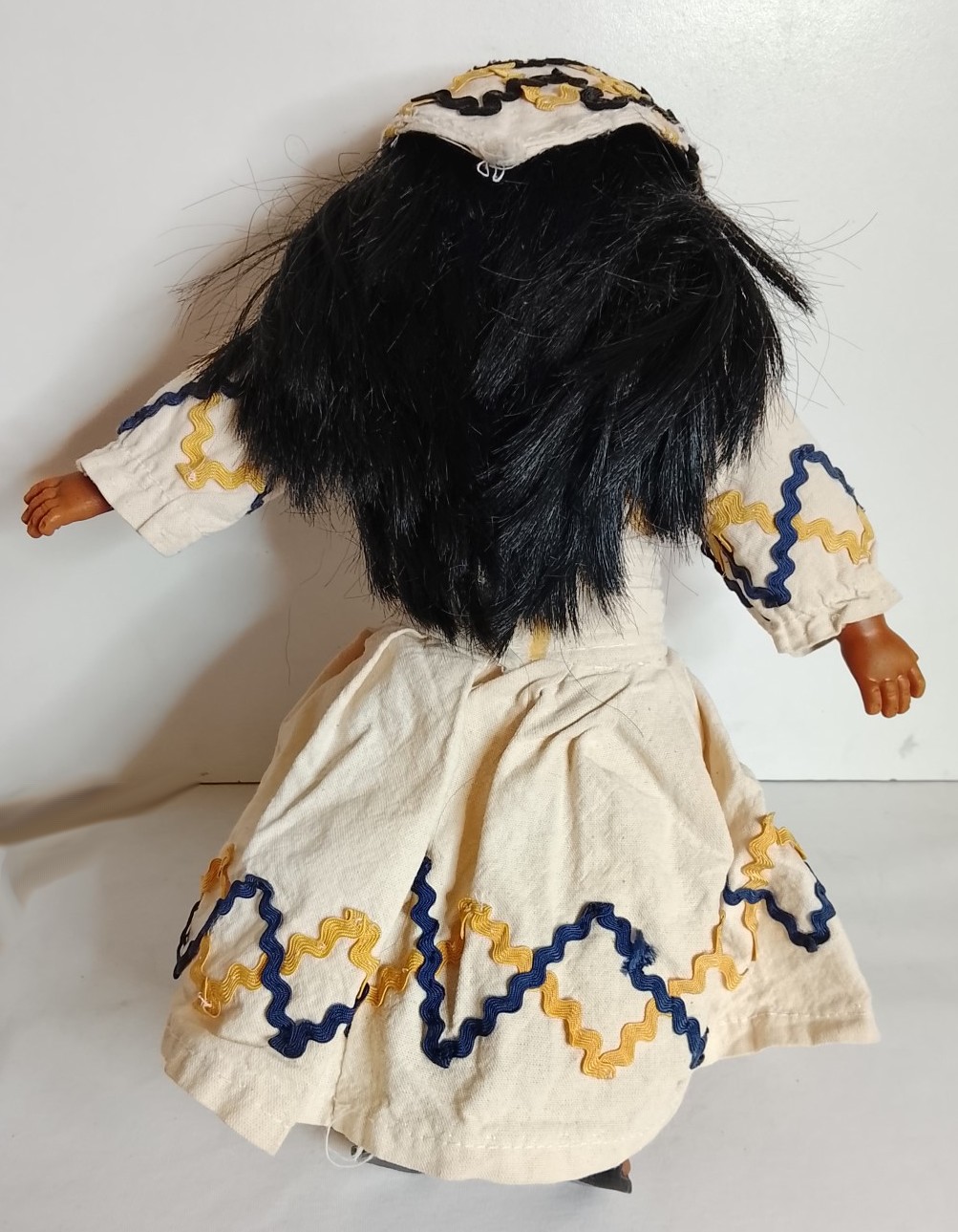 Muñeca vintage, artesanal, años 80s vinil y trapo 30cms. Juguetes retro - Image 6