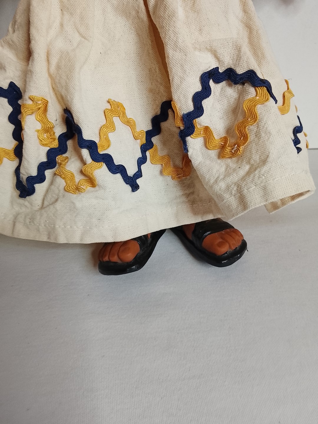 Muñeca vintage, artesanal, años 80s vinil y trapo 30cms. Juguetes retro - Image 7