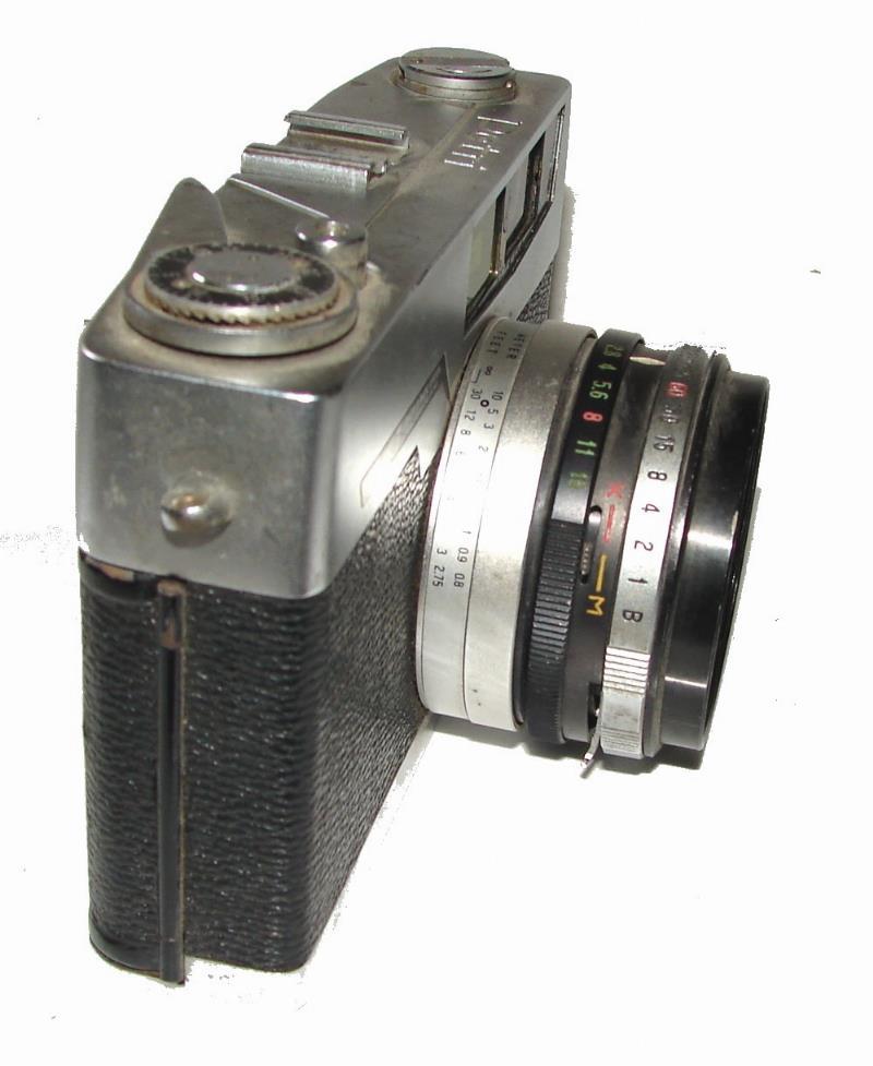 Cámara fotográfica retro. Kuribayashi Petri 7 Green o Matic 1961 - Image 5
