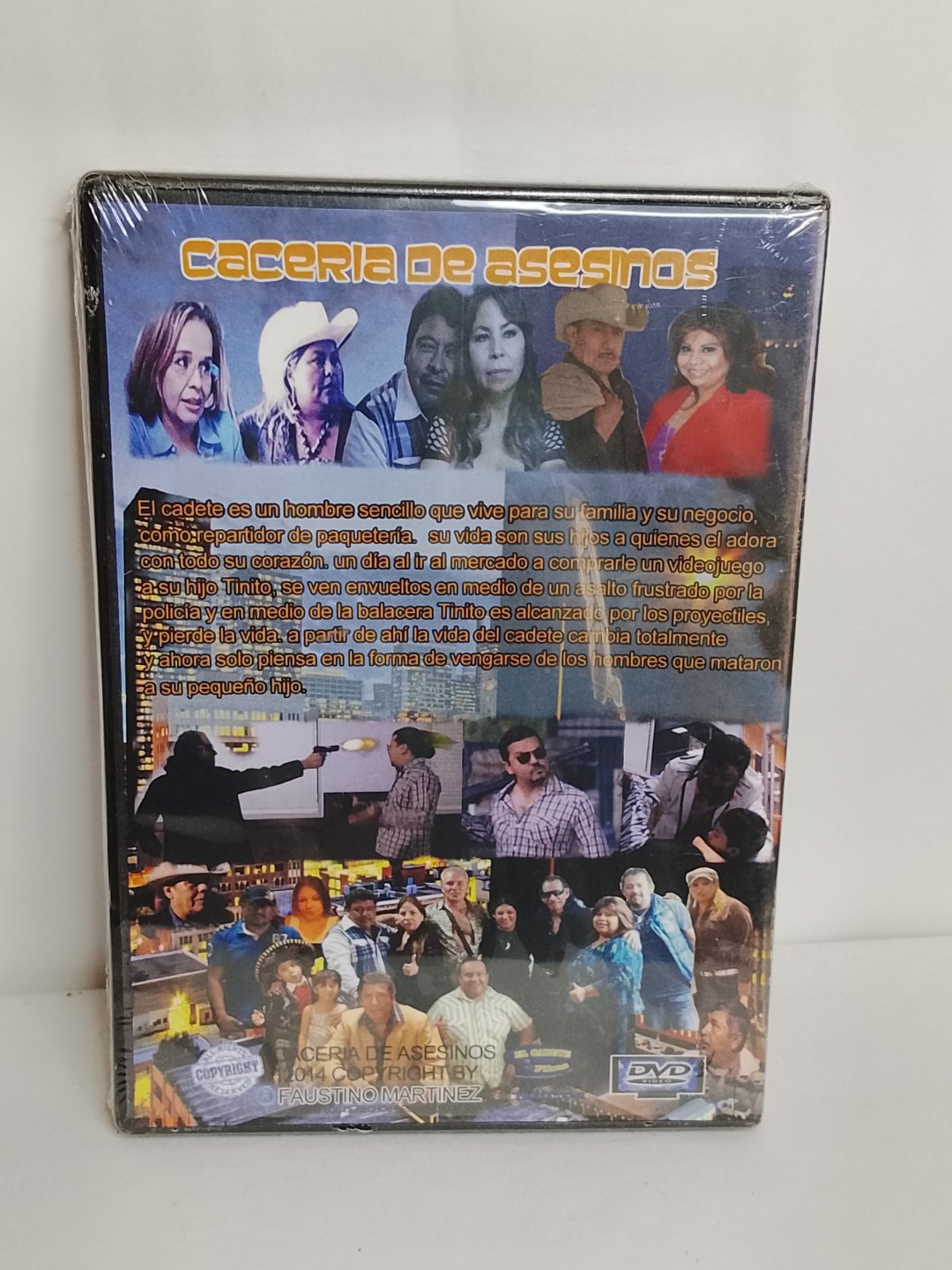 DVD. Pelicula, Caceria de asesinos. 2014. Fernando Saenz /Amador Granados - Image 2