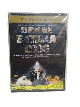 DVD. Pelicula, Donde estaba Dios. Julio Gómez, Miguel Morin. 2015