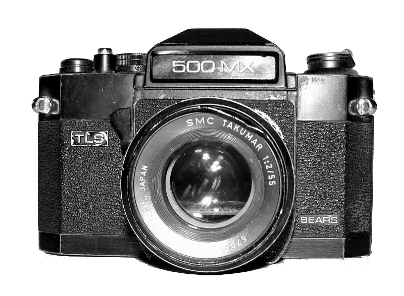 Cámara fotográfica retro. Ricoh. Sears 500 MX Solo decorativo - Image 3