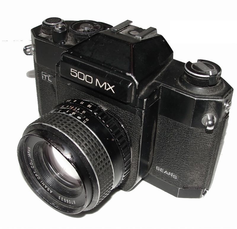 Cámara fotográfica retro. Ricoh. Sears 500 MX Solo decorativo - Image 2