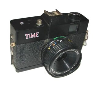 Rara cámara fotográfica vintage. TIME. años 80s (Revista Time) promocional.