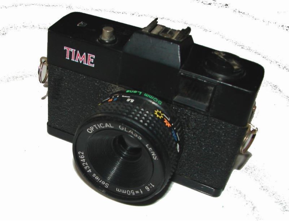 Rara cámara fotográfica vintage. TIME. años 80s (Revista Time) promocional. - Image 7