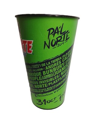 Vaso coleccionable, Festival Pal Norte 2014 Tecate