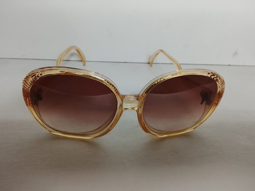 Genuinas gafas retro. Años 70s Oversized, Marron, Dama/ S. Marca - Image 3