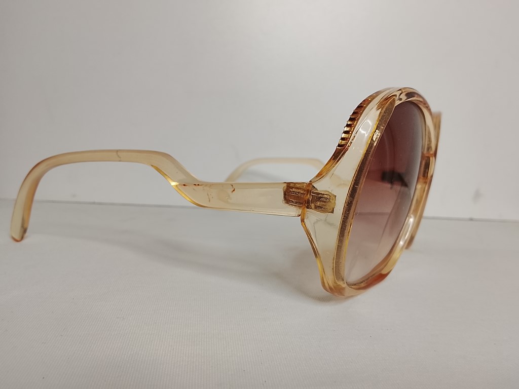 Genuinas gafas retro. Años 70s Oversized, Marron, Dama/ S. Marca - Image 4