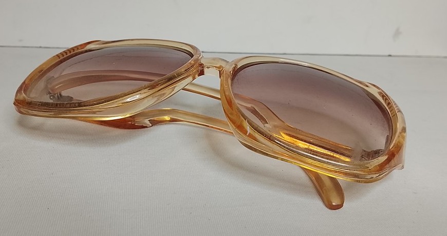 Genuinas gafas retro. Años 70s Oversized, Marron, Dama/ S. Marca - Image 7