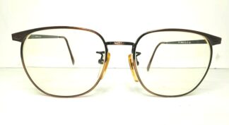 Genuinas gafas retro. Años 80s, St. Moritz, Kensington, Caballero, Marron
