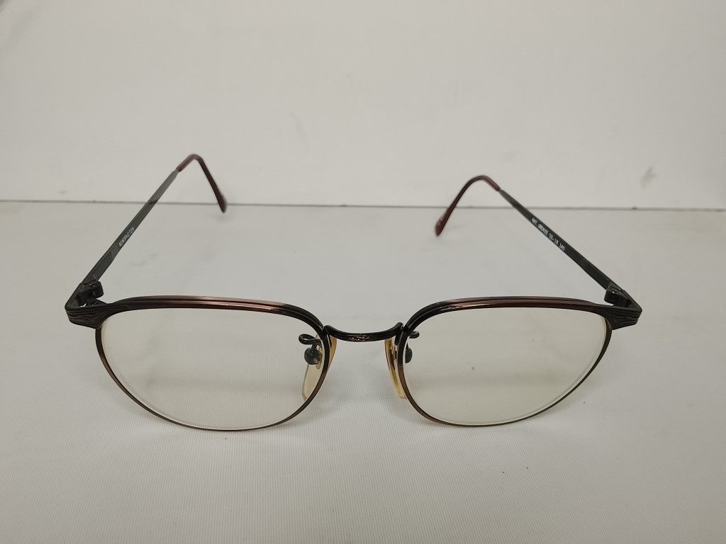 Genuinas gafas retro. Años 80s, St. Moritz, Kensington, Caballero, Marron - Image 4