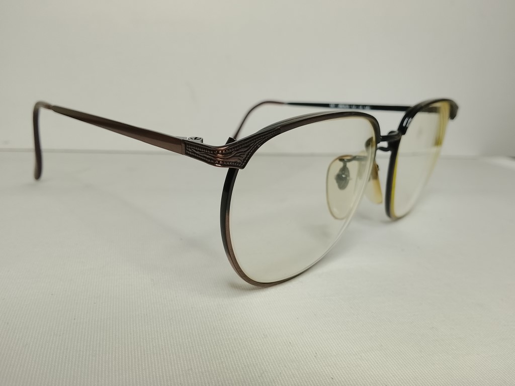 Genuinas gafas retro. Años 80s, St. Moritz, Kensington, Caballero, Marron - Image 5
