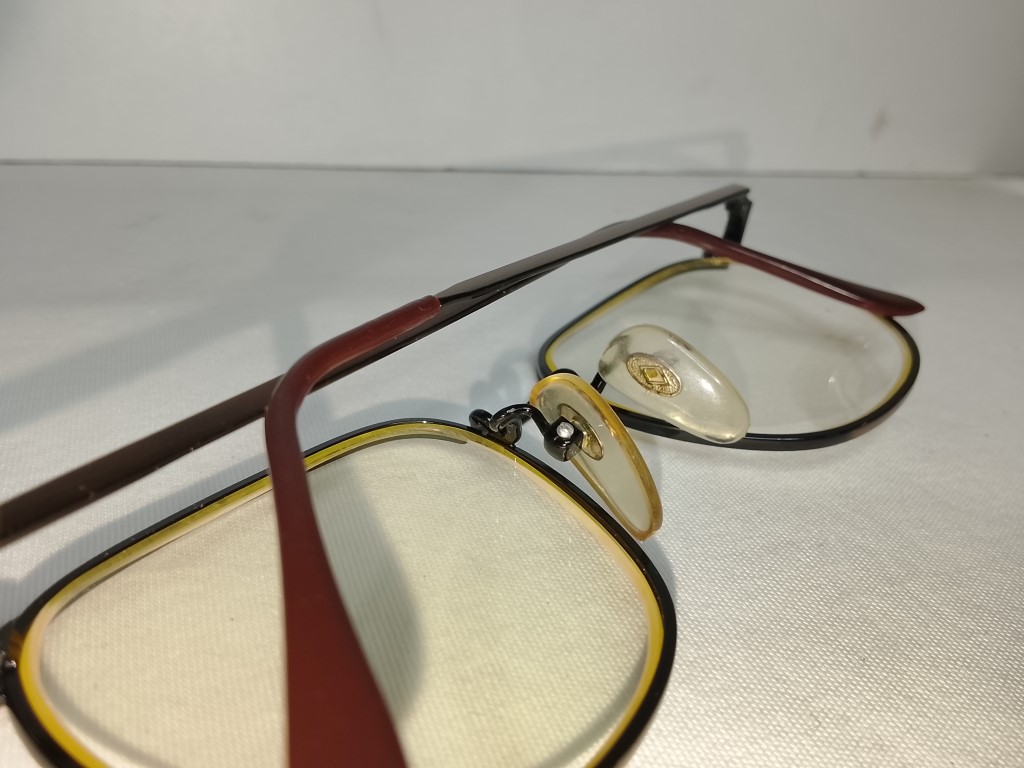 Genuinas gafas retro. Años 80s, St. Moritz, Kensington, Caballero, Marron - Image 10