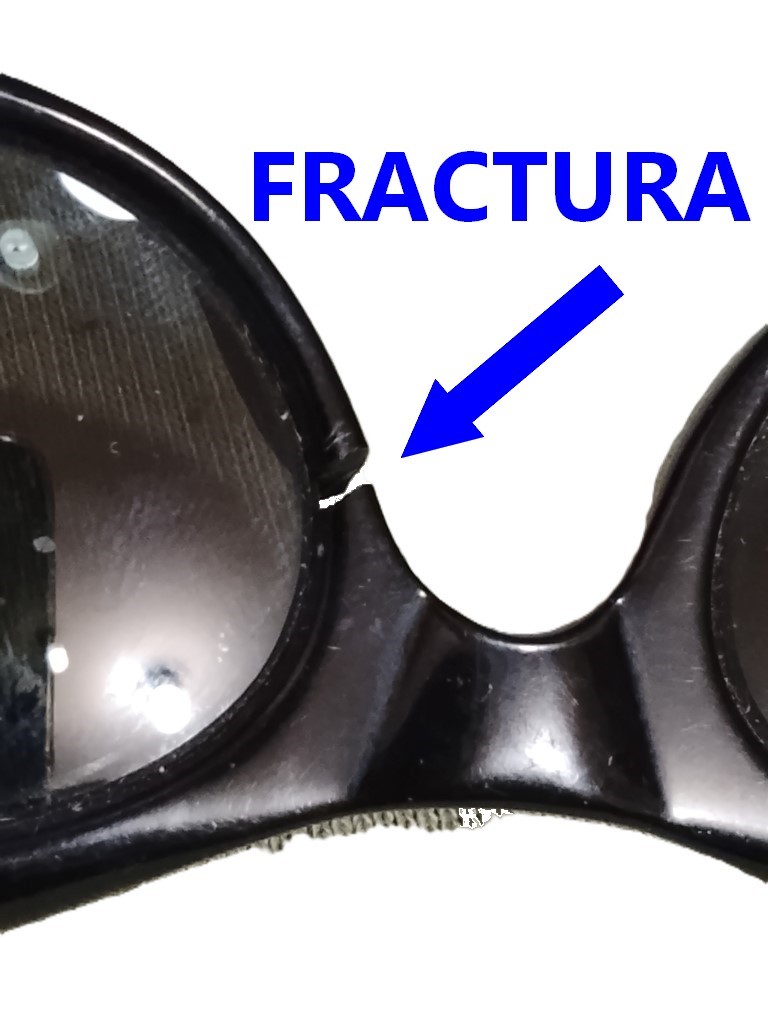 Genuinas gafas retro. MIG-IJS años 60s. Estilo Gato. Negras, Dama /Con detalle - Image 10