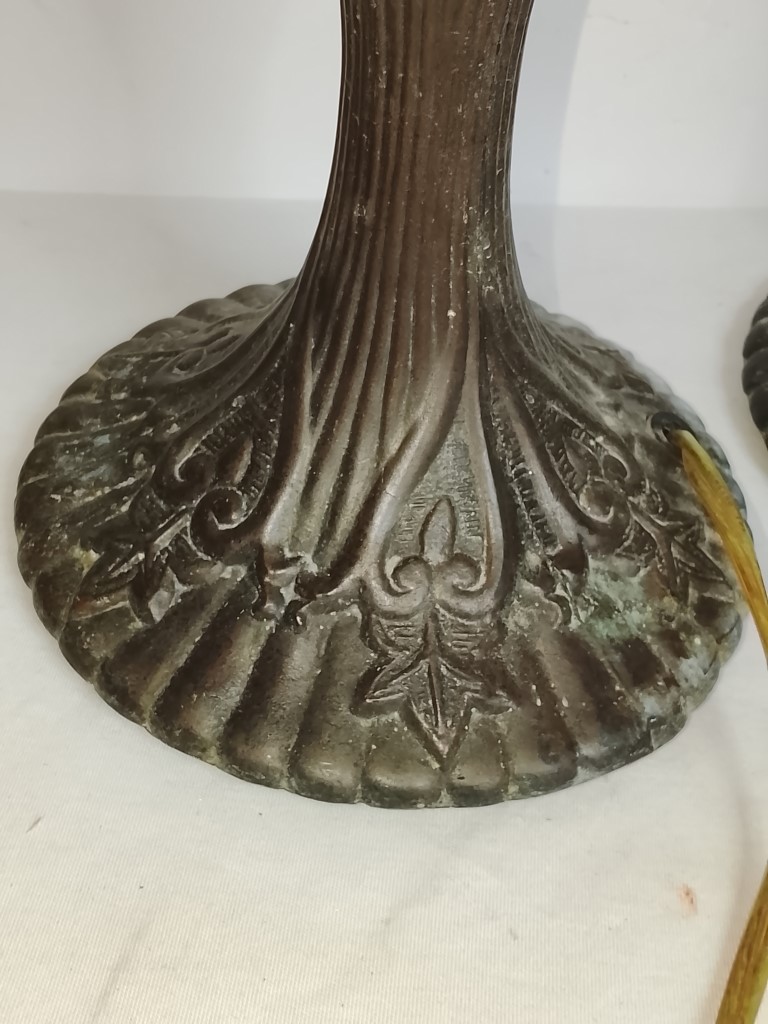 Bases de lampara antigua. Años 40s, 45 Cms. - Image 3