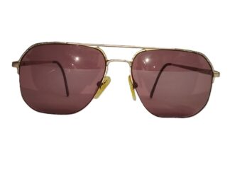 Genuinas gafas retro. Aviador. Caravaggio. 1980s, Marron