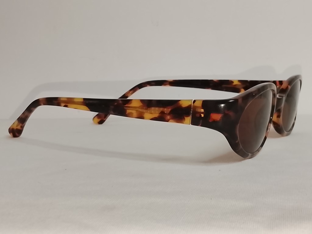 Genuinas gafas retro. 1980s, Express EW. Dama Marron, Gato - Image 3