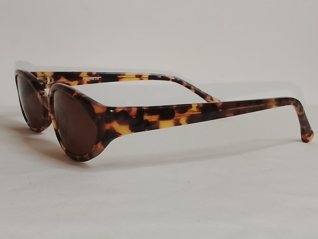 Genuinas gafas retro. 1980s, Express EW. Dama Marron, Gato - Image 5