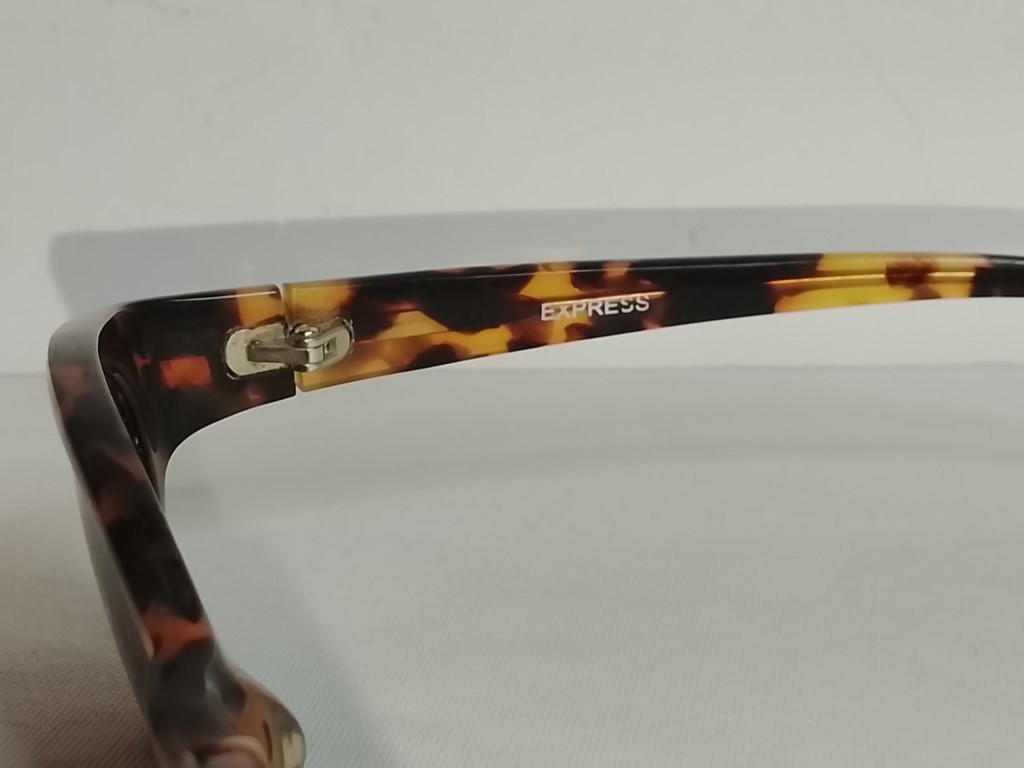 Genuinas gafas retro. 1980s, Express EW. Dama Marron, Gato - Image 6