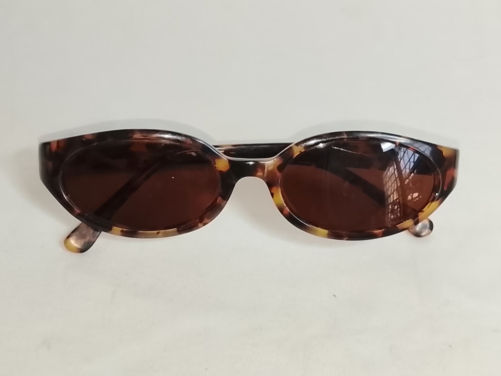 Genuinas gafas retro. 1980s, Express EW. Dama Marron, Gato - Image 8