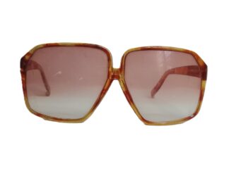Genuinas gafas retro. Foster Grant Oversized 1970s, Dama, Marron