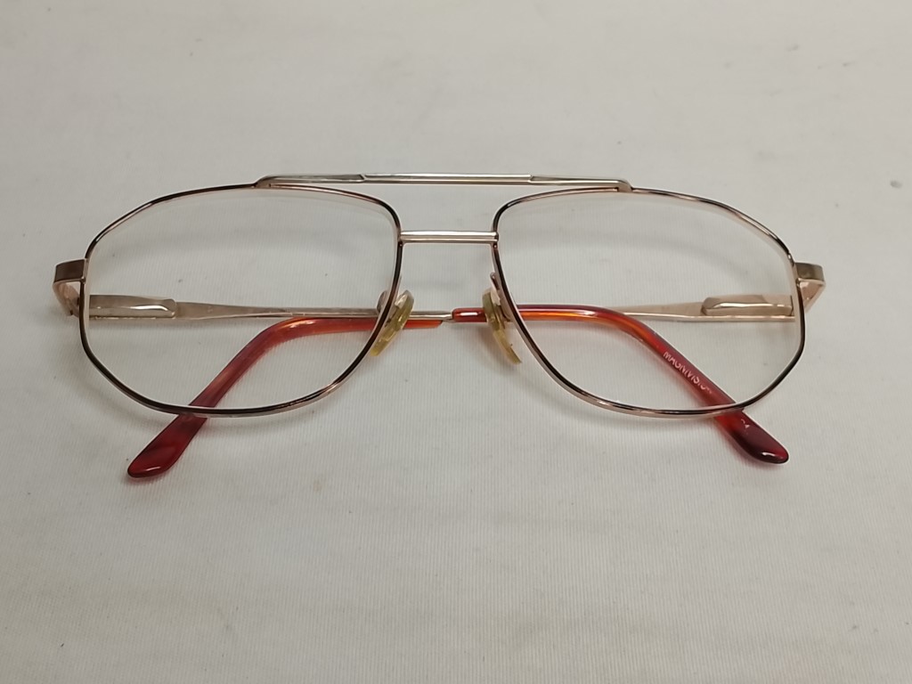 Genuinas gafas retro. aviador Años 80s Magnavision 8 /Hombre / Marron - Image 2