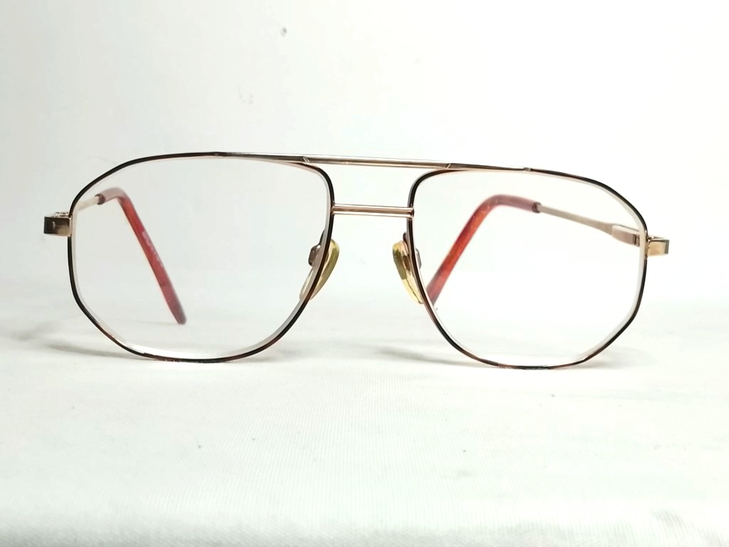 Genuinas gafas retro. aviador Años 80s Magnavision 8 /Hombre / Marron