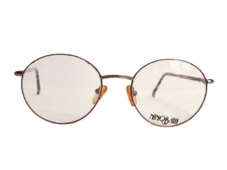 Genuinas gafas retro. Nino Balli 1980s Unisex, Marron Muy raras