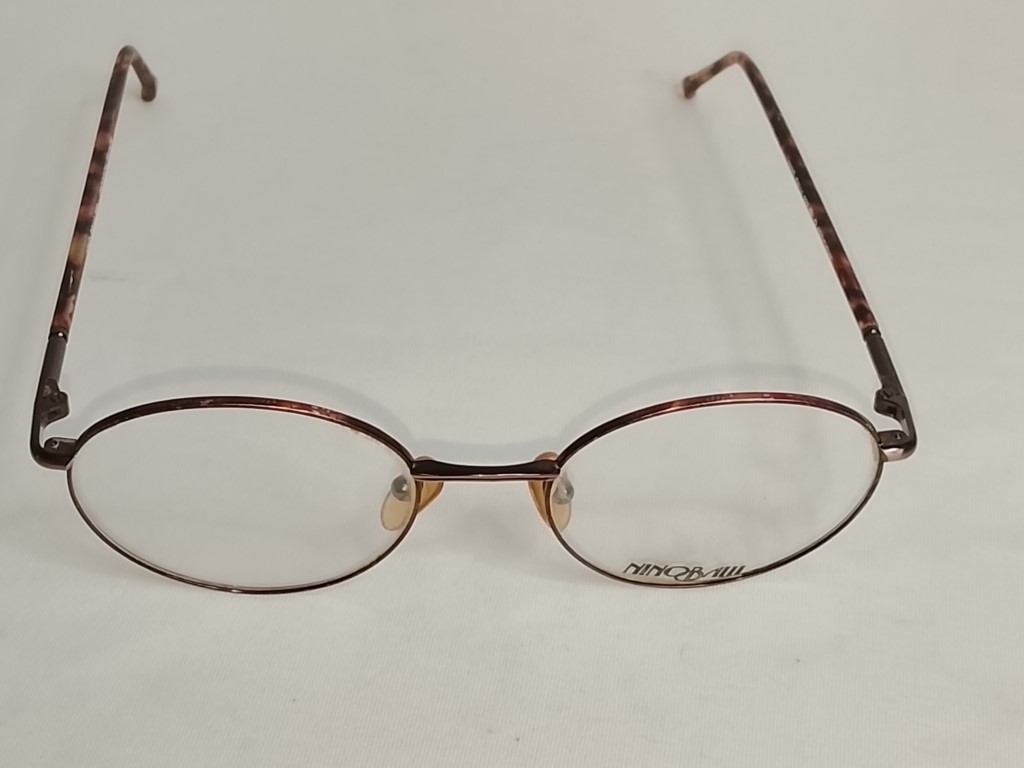 Genuinas gafas retro. Nino Balli 1980s Unisex, Marron Muy raras - Image 2
