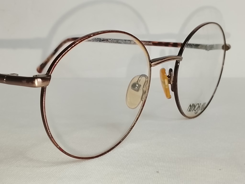 Genuinas gafas retro. Nino Balli 1980s Unisex, Marron Muy raras - Image 4