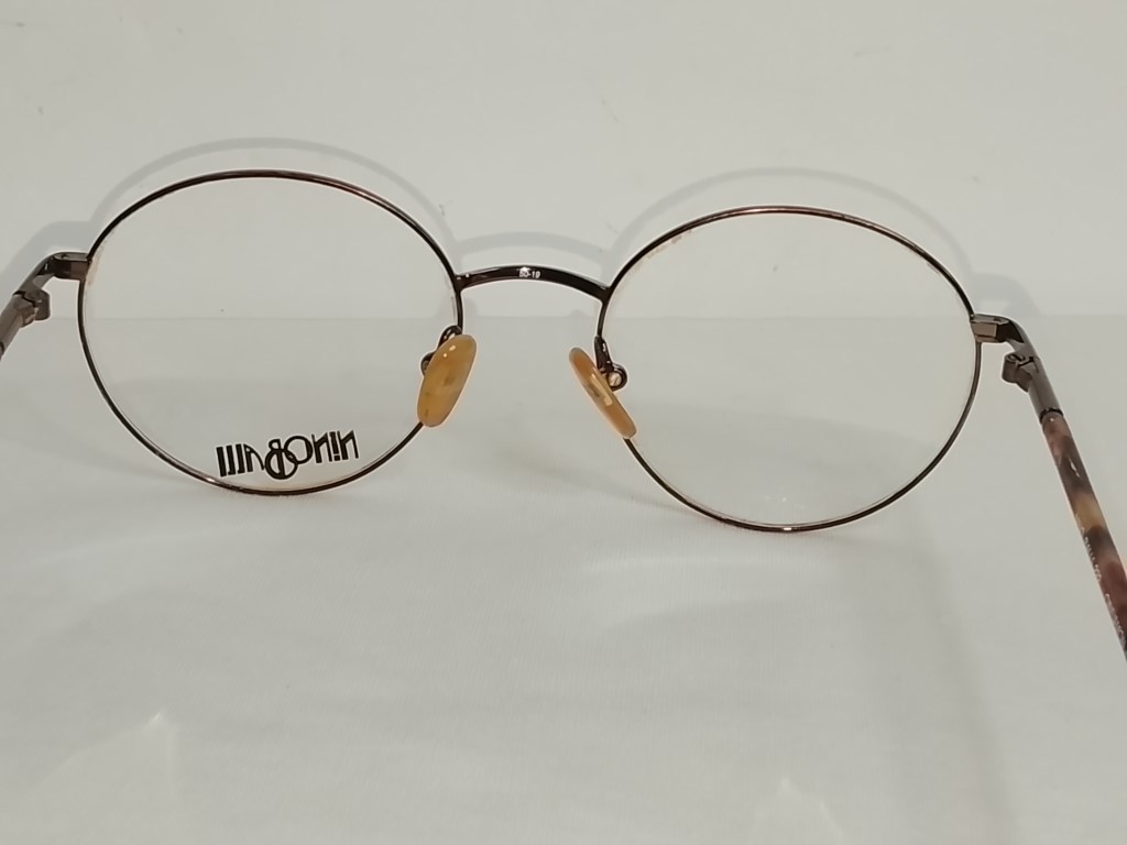 Genuinas gafas retro. Nino Balli 1980s Unisex, Marron Muy raras - Image 8
