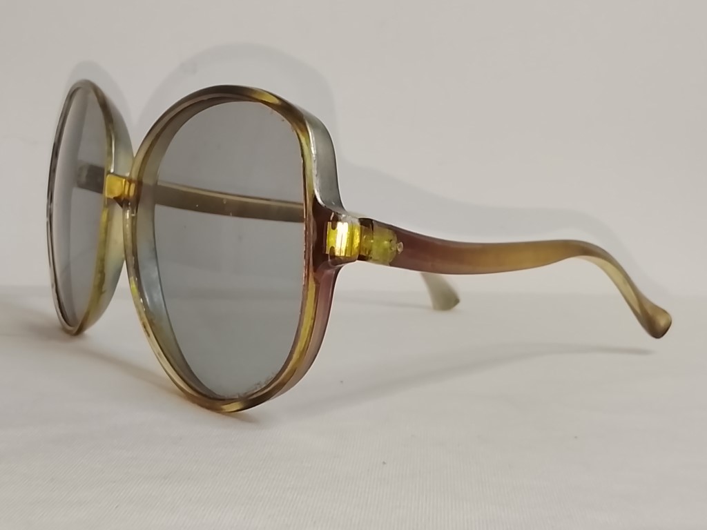 Genuinas gafas retro. PIETRO FARINA, 1960s DAMA, OLIVA / raros - Image 3