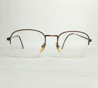 Genuinas gafas retro Safilo Adensco. Años 90s Man, Metal, Marron medio aro