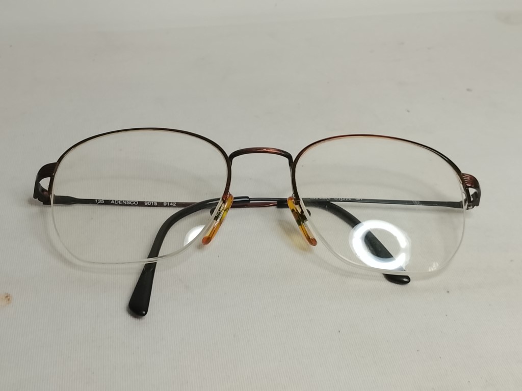 Genuinas gafas retro Safilo Adensco. Años 90s Man, Metal, Marron medio aro - Image 9