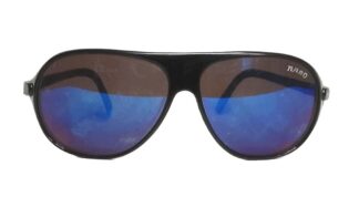 Genuinas gafas retro. Turbo Sport, 1980s, Negras Caballero.