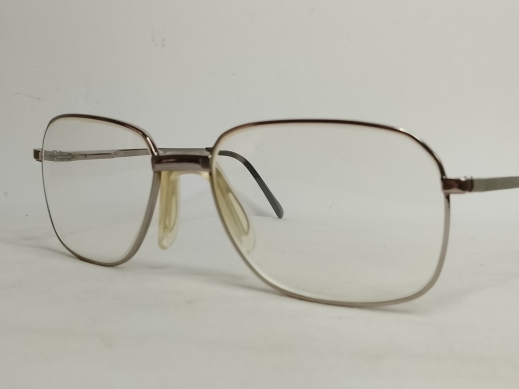 Genuinas gafas retro. aviador Viza Gun, Años 80s caballero, metal /raros - Image 7