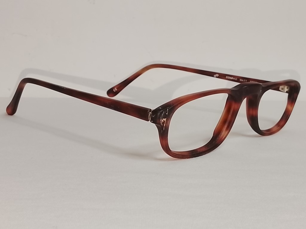 Genuinas gafas retro. Conrad Matt 1980s Marrón, Unisex Raras - Image 4